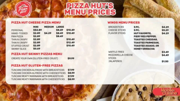 Pizza Hut Specials Menu