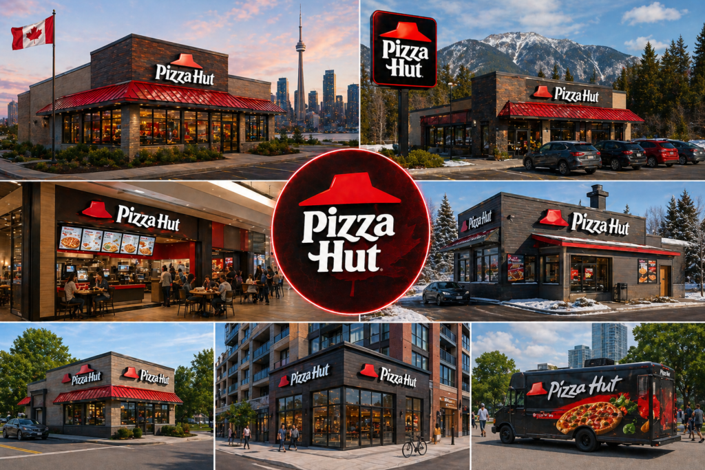 Pizza Hut Location types in Canada