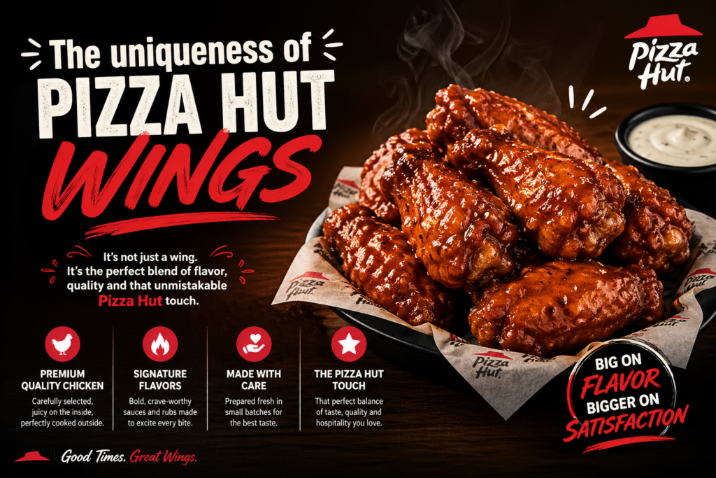 The uniqueness of Pizza Hut Wings.