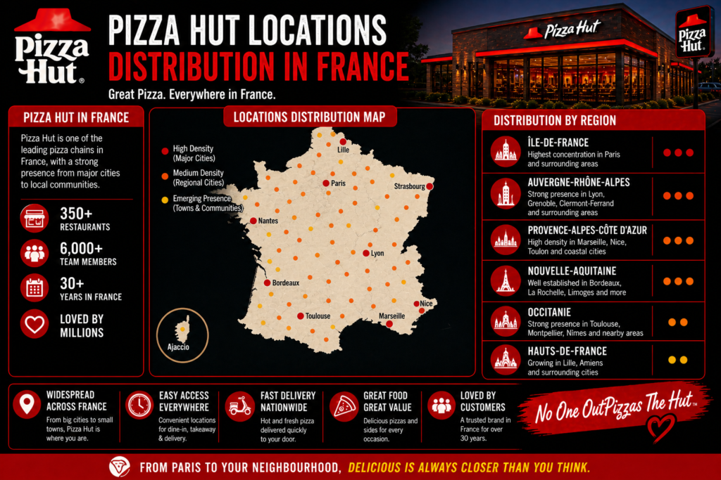Pizza Hut Locations Distribution