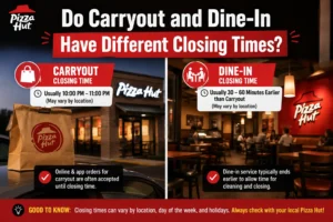 Do Carryout and Dine-In Have Different Closing Times?