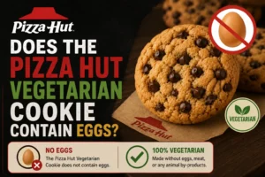 Does the Pizza Hut Vegetarian Cookie Contain Eggs?