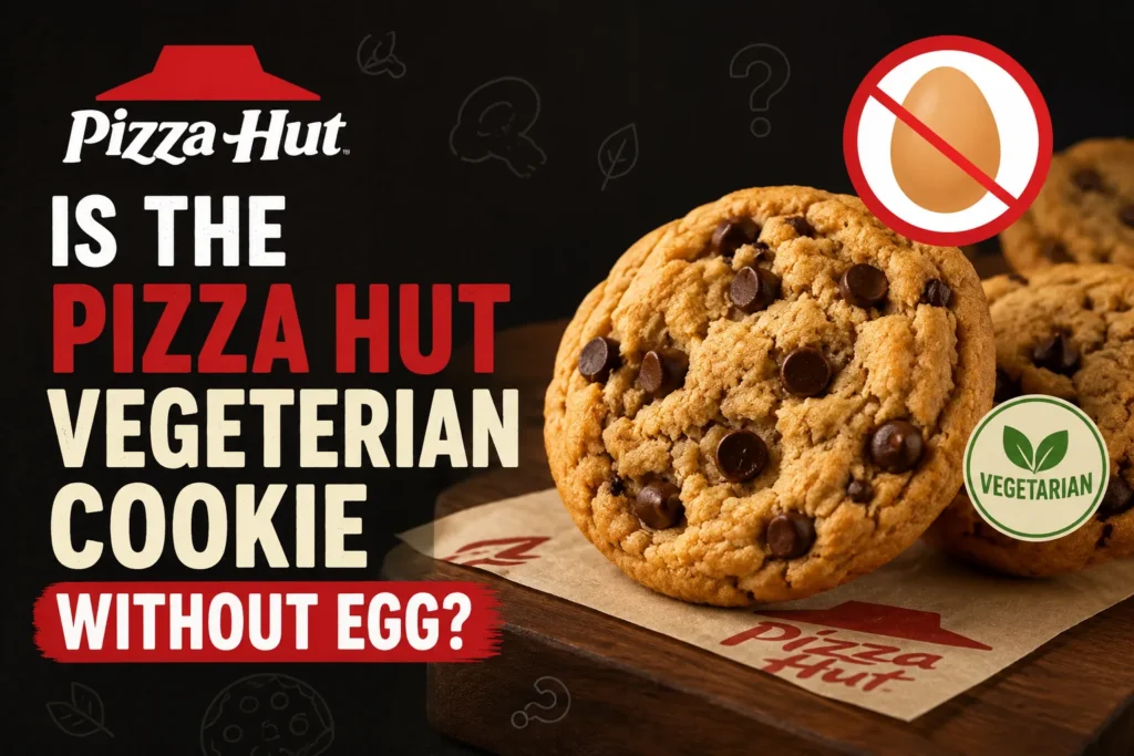 Is The Pizza Hut Vegeterian Cookie Without Egg​
