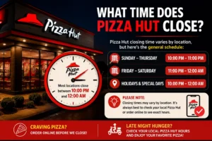 what time does pizza hut close​